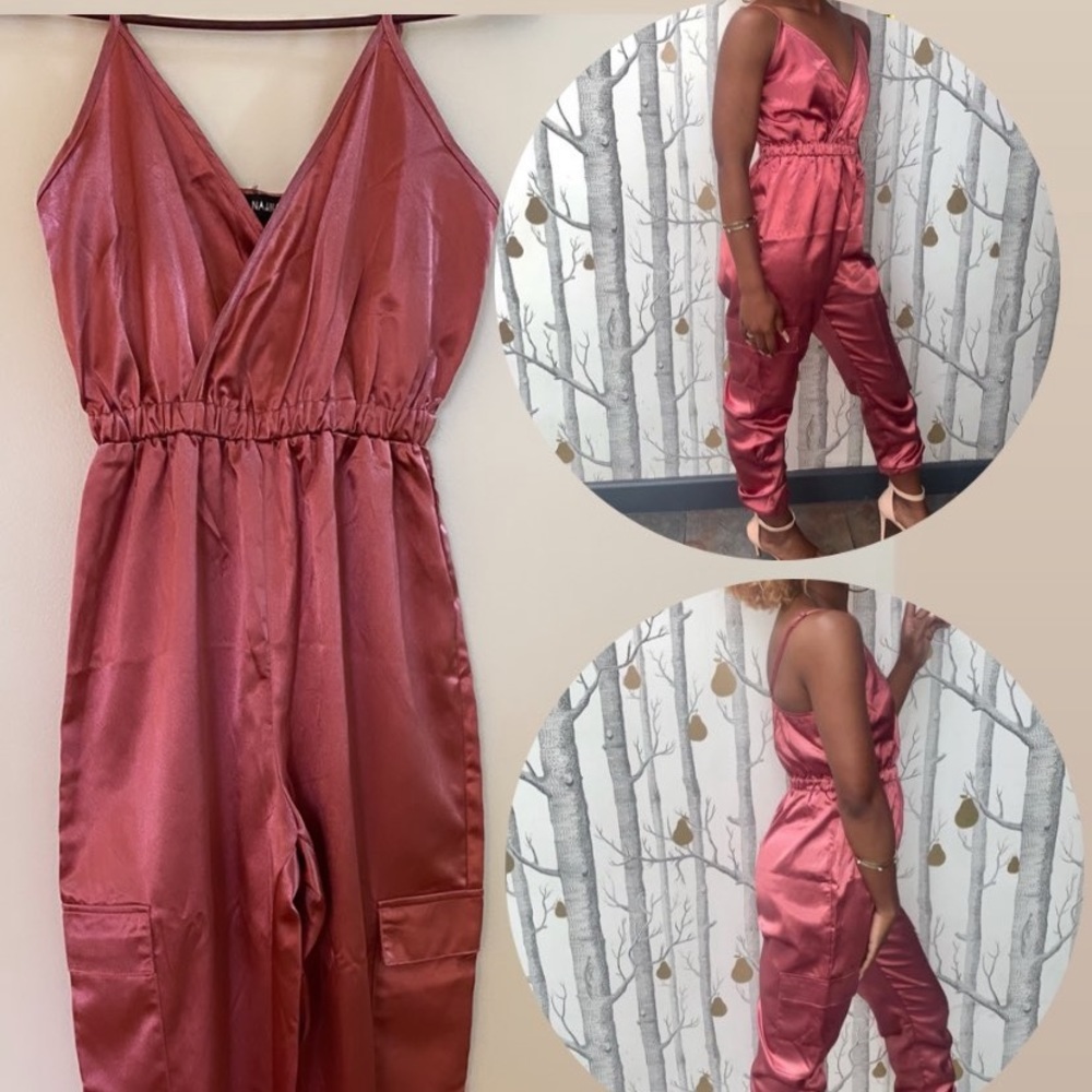 FashionNova Pink Jumpsuit